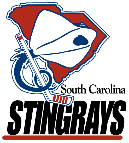 South Carolina Sting Rays 1993 94-1998 99 Primary Logo vinyl decal